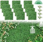 Luyue 12 pcs Artificial Grass Wall 