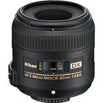 Nikon 40mm f/2.8G AF-S DX Micro NIKKOR Lens - Black