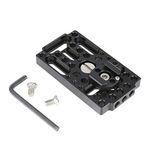 NICEYRIG Multifunctional Cheese Easy Plate Kit with Cold Shoe Mount for Railblocks, Dovetails and Short Rods