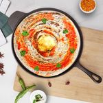 SOLARA Crownstone Premium Cast Iron Tawa for roti and dosa 12 Inch(30 CM),Cast Iron Tawa for Dosa with Handle, Dosa Tawa Non Stick, Cast Iron Cookware, 100% Pure & Toxin-Free