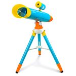 Little Experimenter Telescope for Kids – Children Telescope + Projector and 24 Space Images, Including Educational Activity Book – Great Educational and Space Toy for Kids