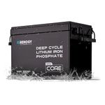 Renogy 200Ah 12V LiFePO4 Battery, Mini Size Lithium Iron Phosphate Leisure Battery with 5000+ Deep Cycles, IP 65 and BMS Protection, Support 4S4P Connection for Caravan, Boat, and Off Grid System