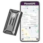 PlanetGPS (Uranus 4G) - Magnetic Real-Time GPS Tracker for Car Equipment Vehicle Tracking Device with Worldwide Coverage (Up to 4 Weeks Battery) - Subscription Required (SIM Card Included)