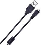 Replacement 8Pin USB Cable Camera Transfer Data Sync Charging Cord Compatible with CASIO Cameras EX-JE10 EX-N10 EX-N1 EX-N2 EX-N5EX-N20 EX-ZS200 EX-ZS5 EX-ZS150 EX-ZS100 and More (4.9ft)