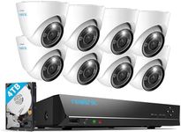 REOLINK 12MP PoE Security Camera System, 8pcs H.265 12MP Security Cameras Wired, Person Vehicle Pet Detection, Two-Way Talk, Spotlights Color Night Vision, 16CH NVR with 4TB HDD, RLK16-1200D8-A