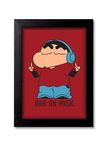 Blue Nexus Funny Shinchan Kids Room Posters Wall Poster with Wall Frame Wall Stickers Room Art Poster Painting|(Get 25% Off on Buying More Than 1 Any Products:Check Offer Section)_BNWPK101