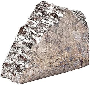 99.99% Purity Raw Bismuth Ingot Chunk Metal 2.2lb (1 kg), 520.6 F Melting Point, Great for Experimentally Crystal Making, Teaching, Collecting
