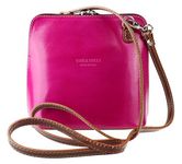 Craze London Genuine Vera Pelle Women Cross body Italian Leather Small Mini Shoulder Bag Handbag