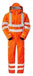 Pulsarail Foul Weather Coverall, Medium, Hi-Viz Orange