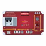 Lifeguard DPVL 40A Single Phase 2 Pole Advance Circuit Breaker | Over Voltage Protection & Adjustable Earth Leakage Protection | Tripping Siren With LED Light | ABS Body