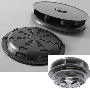Wind Driven Van Roof Vent (Low Profile) - Universal Fitting (Black)