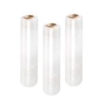 3 Jumbo Rolls 20" Width | up to 3000ft Length Stretching | Multipurpose Stretch Film | Extra Strength & Thickness | Clear Shrink Wrap | Perfect for Household, Pallet Packing 3- Roll