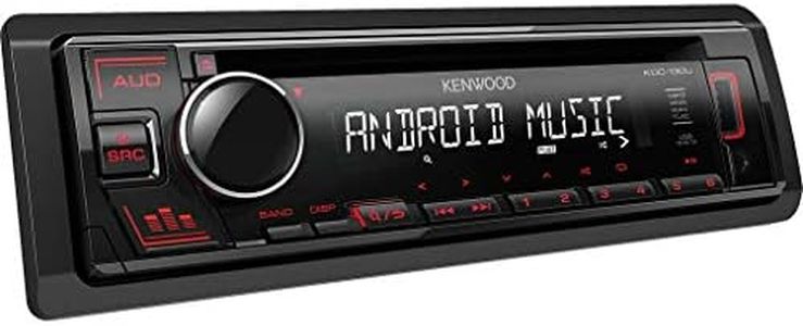 Kenwood KDC-130UR Autoradio Red Lighting, 4 x 50 W, USB, Aux Noir