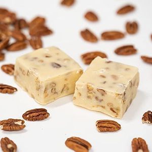 Valley Fudge, Butter Pecan, Fresh Artisan Fudge, Real Butter, Gourmet Candy, Half Pound Package