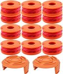 FYSHIQING Trimmer Spool Compatible with Worx Trimmer,10ft 0.065" Edger Spool Electric String Trimmers Refills for Worx,Suitable for Worx Weed Eater Parts (12+2 Pack)