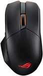 Asus ROG Chakram X Origin Gaming Mouse, Tri-Mode connectivity (2.4GHz RF, Bluetooth, Wired), 36000 DPI Sensor, 11 programmable Buttons, Detachable Joystick, Paracord Cable, Black