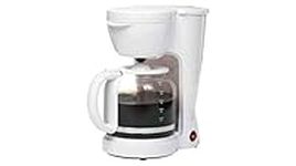 Single Carafe Coffee Maker with power Indicator Lights, 5-cup Drip white 120V/60Hz/900W