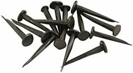 SISI UK 50 x Carpet, Upholstery Tacks 10mm,13mm,20mm & 25mm Fine Blued Cut Nails Pins (10mm)