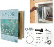 TamBee Hidden Door Book Latch, Secret Book Latch Hidden Door Kit for Bookshelf and Bookcase Doors, DIY Secret Doors Hardware for Home Office, Storage Room, Safe Room