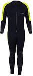 NRS Rescue Neoprene Kayak Wetsuit-Black/Yellow-GL