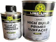 LiME LiNE Sand-able Automotive Primer Surfacer, Direct-to-Metal, High Build 2k Urethane, 1.5 Quart kit, (Light Grey) 2:1 mixture