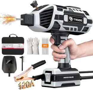 Portable Handheld Welding Machine - 110V IGBT Inverter Handheld Welder, 20-120A Portable ARC Welder, Hot Start & Anti-Stick for 3/32"-1/8" Welding Rods, Father's Day Gift for Men(Grey)