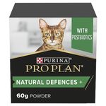 PRO PLAN Cat Natural Defences Supplement | Immune health support, immune system, antibody production | with postbiotics | Adult and Senior cats | Powder 60 g​