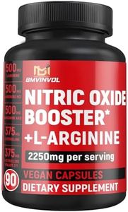 Nitric Oxide Supplements for Men & Women 2250mg - Formula with L-Arginine HCl, L-Citrulline - 90 Capsules Gluten Free and Non-GMO