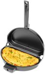 Fox Run 4517 Non-Stick Folding Omelette Pan, 8 inches, Metallic