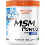 Doctor's Best, MSM Powder with OptiMSM, 250g Vegan Powder, Gluten-Free, Soy-Free, Vegetarian