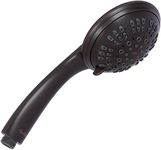 6 Function Luxury Handheld Shower Head - Adjustable High Pressure Rainfall Spray with Removable Hand Held Rain Showerhead for The Bathroom - Oil-Rubbed Bronze