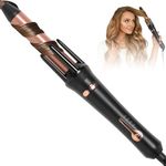 ECOJIA Automatic Hair Curler,Auto Rotating Curling Iron,Hair Curling Wand 1 Inch for Medium to Long Hair,Self Spin Long Barrel Hair Waver Beach Waves,Ceramic Negative Ion Hot Iron