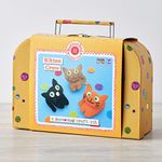 Kitten Crew Sewing Craft Kit by Buttonbag - Learn to Sew - Kids Crafts kit - Suitable for All Levels with Simple Patterns and Full Instructions - Childrens Craft Kit with Gift Suitcase