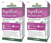 Natures Aid DigestEeze 150mg (Equivalent 2750mg - 6600mg Milk Thistle) 60 Tabs - 2 Pack