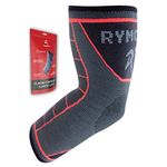 Rymora Elbow Support Sleeve for Men and Women - Support for Tennis Elbow, Golfers Elbow, Tendonitis, Joint Pain Relief, Arthritis (Single Sleeve) (Large) [L]
