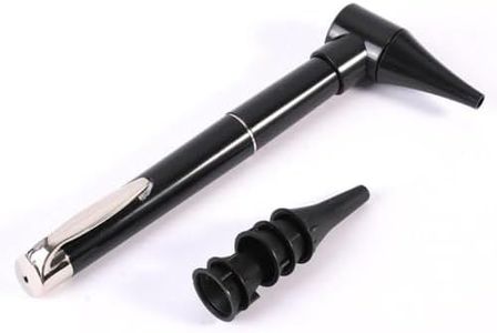 Mini Otoscope, Portable Handheld Ear Check, 3 x Magnifying Glass with 5 Otoscope Heads, Otoscope Inspection for Doctors, Nurses, Adults