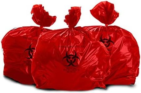 Oakridge Heavy Duty 25 Gallon Biohazard Waste Bags (Roll of 25) - Hospital Grade