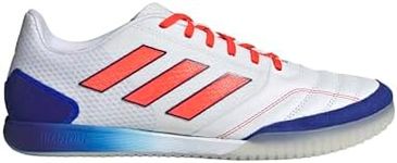 adidas Men's Top Sala Competition Indoor, White/Lucid Blue/Solar Red, 8