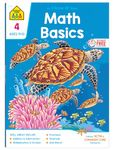 School Zone - Math Basics 4 Workbook - 64 Pages, Ages 9 to 10, 4th Grade, Multiplication, Division Symmetry, Decimals, Equivalent Fractions, and More (School Zone I Know It!® Workbook Series)