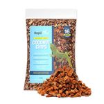 ReptiCasa Organic Coconut Chips Substrate Clean & Ready to Use for Reptiles, Snakes, Tortoise, and Amphibians, Natural Fiber Free Husks, Clean Breeding and Bedding Flooring, Odor Absorbing - 16 Quarts