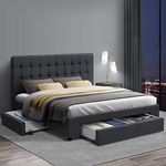 Artiss Double Bed Frame Platform Tu