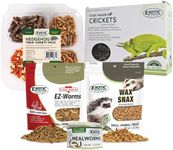 Exotic Nutrition Hedgehog Treat Sampler - Healthy Natural Treat Variety Pack - High Protein Insect Variety Pack for Pet Hedgehogs