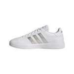 adidas Women's Grand TD Lifestyle Court Casual Shoes, Cloud White/Platinum/Cloud White, 5 UK