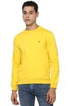 Allen Solly Men Cotton Round Neck Regular Sweatshirt Asstorgp773994M_Yellow 13-0758Tcx_Yellow_M