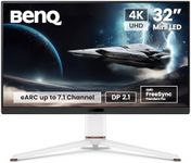 BenQ MOBIUZ EX321UX 32" 4K Mini LED 144Hz 1ms DP2.1 Gaming Monitor, eARC, 99% P3 & Adobe RGB, HDR 1000, Freesync Premium Pro, Colour Vibrance, Light Tuner, Pixsoul Engine, Remote Controller​, HDMI 2.1