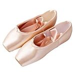 ZHENSI Ballet Pointe Shoes with Toe