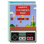 Hallmark Nintendo Fathers Day Card with Light and Sound (Classic Mario)