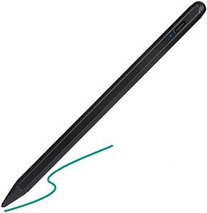 Electronic Stylus for iPad 5th Generation 9.7" 2017 Pencil,Type-C Rechargeable Active Capacitive Pencil Compatible with Apple iPad 5th Gen 9.7-inch Stylus Pens,Good on iPad Drawing Pen,Black