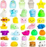 MGparty 40 Pack Mochi Squishies Toys Animal Squeeze Toys Stress Relief Toys for Kids Party Favor, Treasure Box, Classroom prizes, Goodie Bag Stuffers, Carnival Prizes