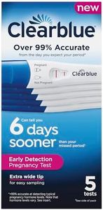 Clearblue Early Detection Pregnancy Test, 5 Count